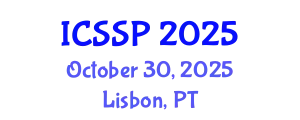 International Conference on Statistical Signal Processing (ICSSP) October 30, 2025 - Lisbon, Portugal