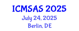 International Conference on Mobile Systems, Applications and Services (ICMSAS) July 24, 2025 - Berlin, Germany