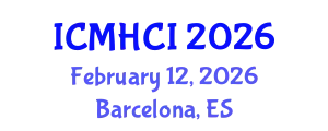 International Conference on Multimedia and Human-Computer Interaction (ICMHCI) February 12, 2026 - Barcelona, Spain
