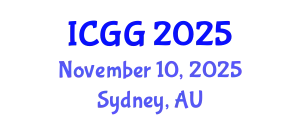 International Conference on Geology and Geophysics (ICGG) November 10, 2025 - Sydney, Australia