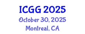 International Conference on Geology and Geophysics (ICGG) October 30, 2025 - Montreal, Canada
