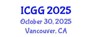 International Conference on Geology and Geophysics (ICGG) October 30, 2025 - Vancouver, Canada