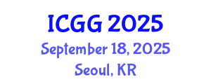 International Conference on Geology and Geophysics (ICGG) September 18, 2025 - Seoul, Republic of Korea