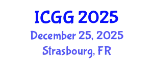 International Conference on Geology and Geophysics (ICGG) December 25, 2025 - Strasbourg, France