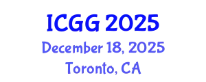 International Conference on Geology and Geophysics (ICGG) December 18, 2025 - Toronto, Canada