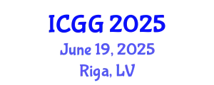 International Conference on Geology and Geophysics (ICGG) June 19, 2025 - Riga, Latvia