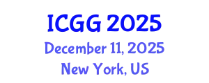 International Conference on Geology and Geophysics (ICGG) December 11, 2025 - New York, United States
