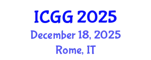 International Conference on Geology and Geophysics (ICGG) December 18, 2025 - Rome, Italy
