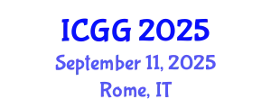 International Conference on Geology and Geophysics (ICGG) September 11, 2025 - Rome, Italy