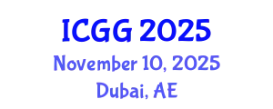 International Conference on Geology and Geophysics (ICGG) November 10, 2025 - Dubai, United Arab Emirates
