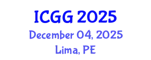 International Conference on Geology and Geophysics (ICGG) December 04, 2025 - Lima, Peru