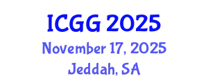 International Conference on Geology and Geophysics (ICGG) November 17, 2025 - Jeddah, Saudi Arabia