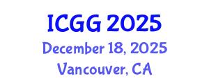 International Conference on Geology and Geophysics (ICGG) December 18, 2025 - Vancouver, Canada