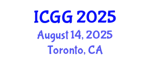 International Conference on Geology and Geophysics (ICGG) August 14, 2025 - Toronto, Canada