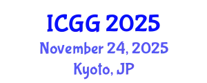 International Conference on Geology and Geophysics (ICGG) November 24, 2025 - Kyoto, Japan