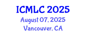 International Conference on Machine Learning and Computing (ICMLC) August 07, 2025 - Vancouver, Canada