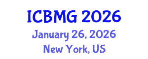 International Conference on Business, Management and Governance (ICBMG) January 26, 2026 - New York, United States