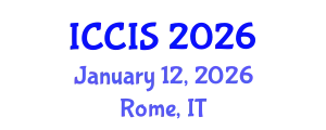 International Conference on Chemical Industry and Science (ICCIS) January 12, 2026 - Rome, Italy