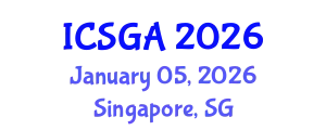 International Conference on Sustainable Global Aquaculture (ICSGA) January 05, 2026 - Singapore, Singapore