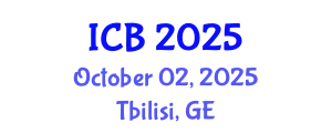 International Conference on Biosensors (ICB) October 02, 2025 - Tbilisi, Georgia