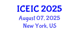 International Conference on Electronics, Information and Communication (ICEIC) August 07, 2025 - New York, United States
