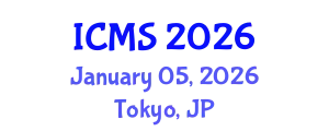 International Conference on Molecular Spectroscopy (ICMS) January 05, 2026 - Tokyo, Japan