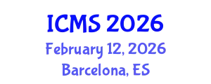International Conference on Molecular Spectroscopy (ICMS) February 12, 2026 - Barcelona, Spain