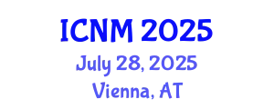 International Conference on Nuclear Materials (ICNM) July 28, 2025 - Vienna, Austria