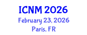 International Conference on Nuclear Materials (ICNM) February 23, 2026 - Paris, France
