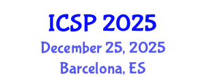 International Conference on Sustainable Production (ICSP) December 25, 2025 - Barcelona, Spain
