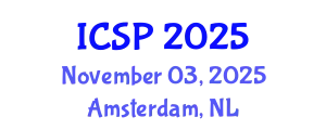 International Conference on Sustainable Production (ICSP) November 03, 2025 - Amsterdam, Netherlands