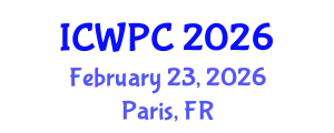 International Conference on Water Pollution and Control (ICWPC) February 23, 2026 - Paris, France