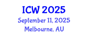 International Conference on Wastewater (ICW) September 11, 2025 - Melbourne, Australia