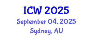 International Conference on Wastewater (ICW) September 04, 2025 - Sydney, Australia