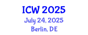 International Conference on Wastewater (ICW) July 24, 2025 - Berlin, Germany
