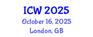 International Conference on Wastewater (ICW) October 16, 2025 - London, United Kingdom