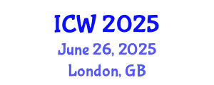 International Conference on Wastewater (ICW) June 26, 2025 - London, United Kingdom