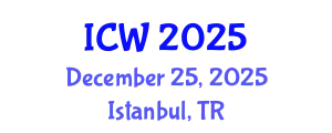 International Conference on Wastewater (ICW) December 25, 2025 - Istanbul, Turkey