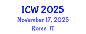 International Conference on Wastewater (ICW) November 17, 2025 - Rome, Italy