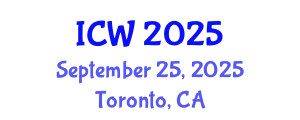 International Conference on Wastewater (ICW) September 25, 2025 - Toronto, Canada