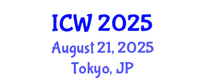 International Conference on Wastewater (ICW) August 21, 2025 - Tokyo, Japan