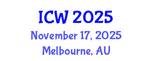International Conference on Wastewater (ICW) November 17, 2025 - Melbourne, Australia