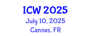 International Conference on Wastewater (ICW) July 10, 2025 - Cannes, France