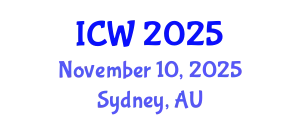 International Conference on Wastewater (ICW) November 10, 2025 - Sydney, Australia