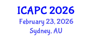 International Conference on Air Pollution and Control (ICAPC) February 23, 2026 - Sydney, Australia