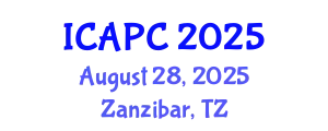 International Conference on Air Pollution and Control (ICAPC) August 28, 2025 - Zanzibar, Tanzania