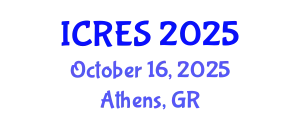 International Conference on Renewable Energy Sources (ICRES) October 16, 2025 - Athens, Greece