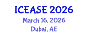 International Conference on Evaluation and Assessment in Software Engineering (ICEASE) March 16, 2026 - Dubai, United Arab Emirates