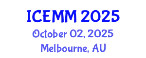 International Conference on Economy, Management and Marketing (ICEMM) October 02, 2025 - Melbourne, Australia