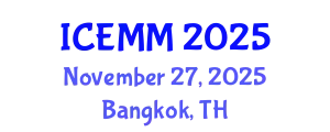 International Conference on Economy, Management and Marketing (ICEMM) November 27, 2025 - Bangkok, Thailand